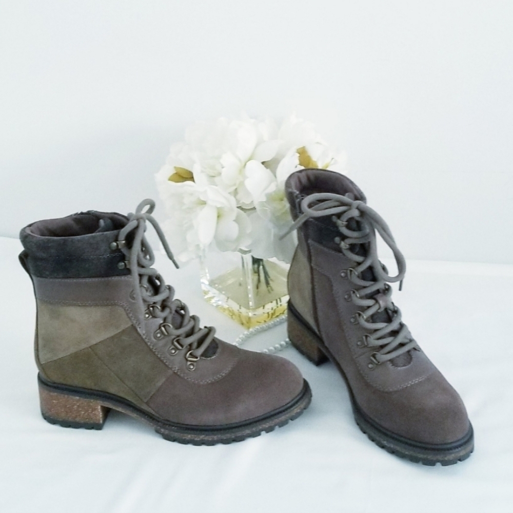 NEW Earth Tessa Boots Earth Elements Tessa Hiker Boots Mushroom NWOB